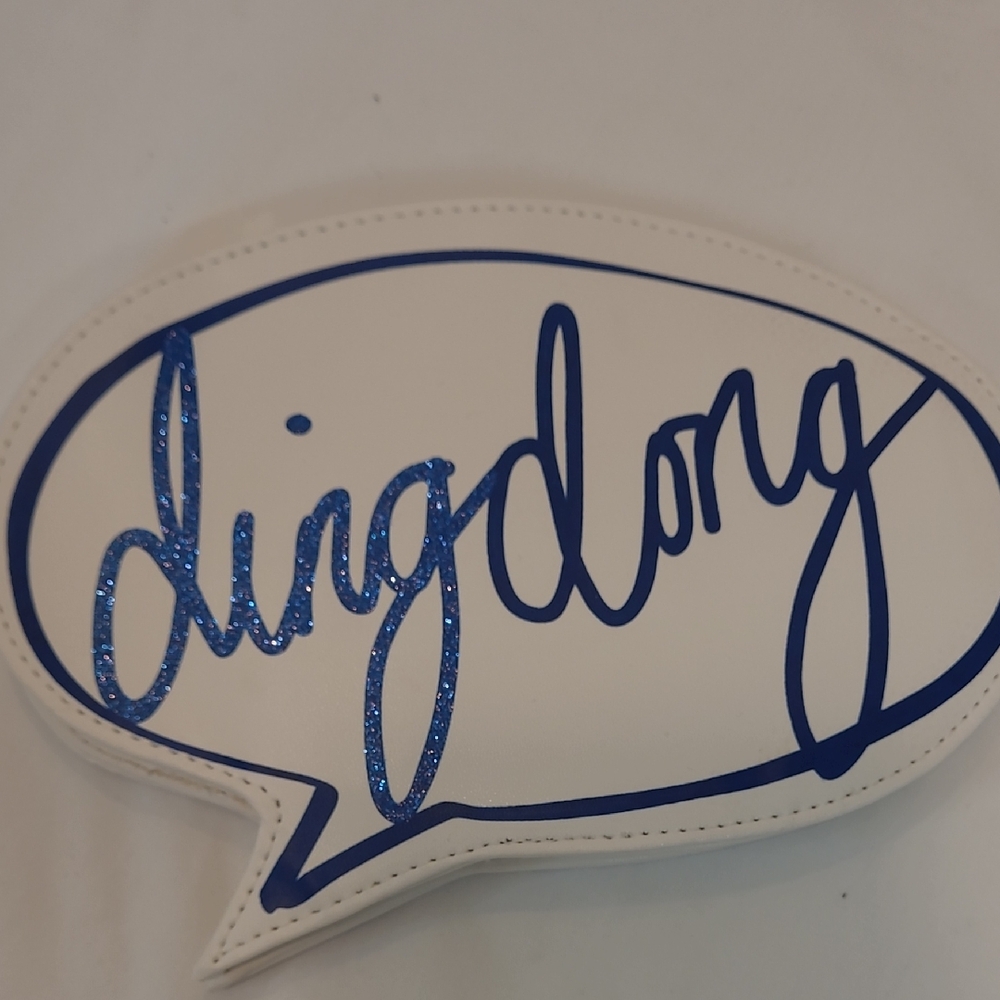 YooHoo House of Disaster Message Bubble Bag Ding Dong Zipper Close